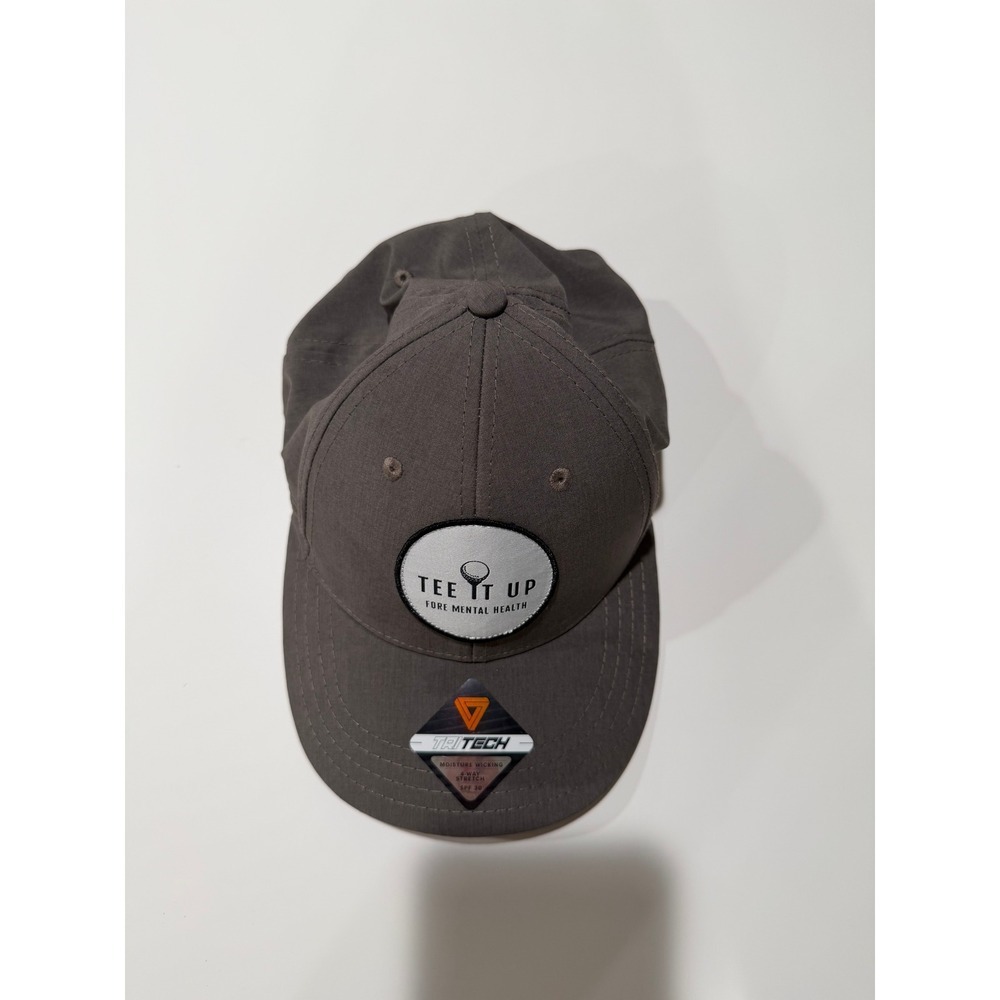 Pukka TriTech Tee It Up Fore Mental Health Golf Hat Gray Snapback SPF 30 Cap - Picture 2 of 15